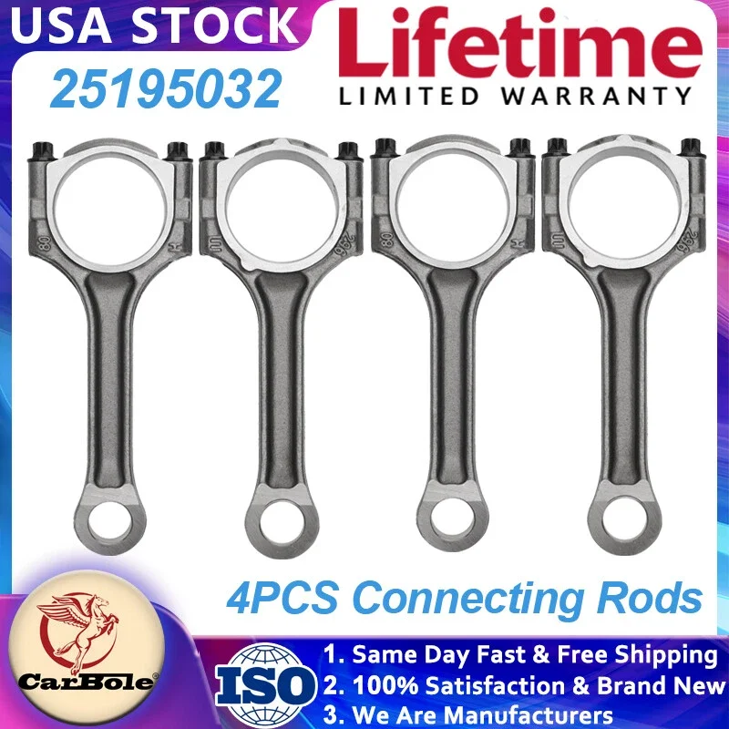 

1.4 Turbo Engine Connecting Rod Set of 4 for Buick Encore Chevy Trax Sonic Cruze