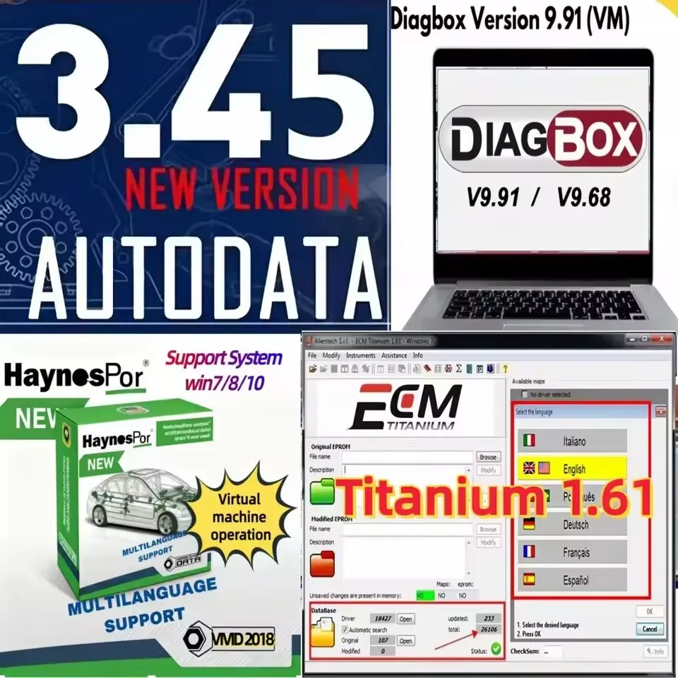 

Autodata Car Repair Diagnosis Software Polish Version Multi-Language 3.45/3.41/3.40 with Wiring Diagrams for Auto Repair