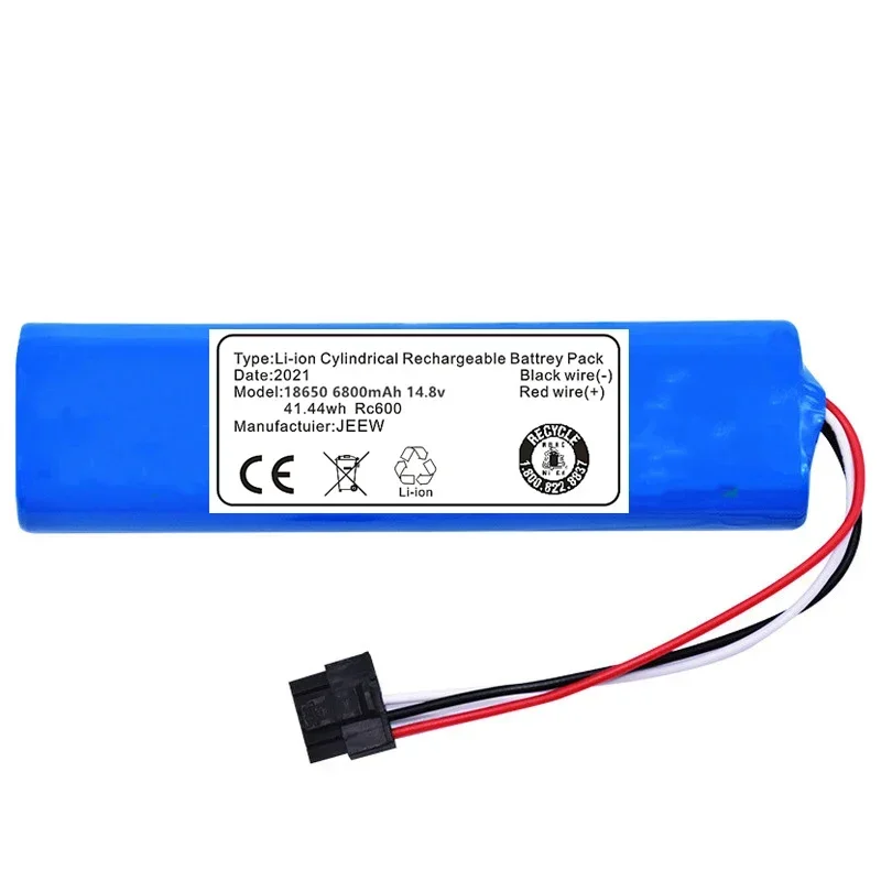 Batterie Lithium 100% originale pour VIOMI V2 Pro,iSTYJ02YM, 14.8V, 12800mah, 18650