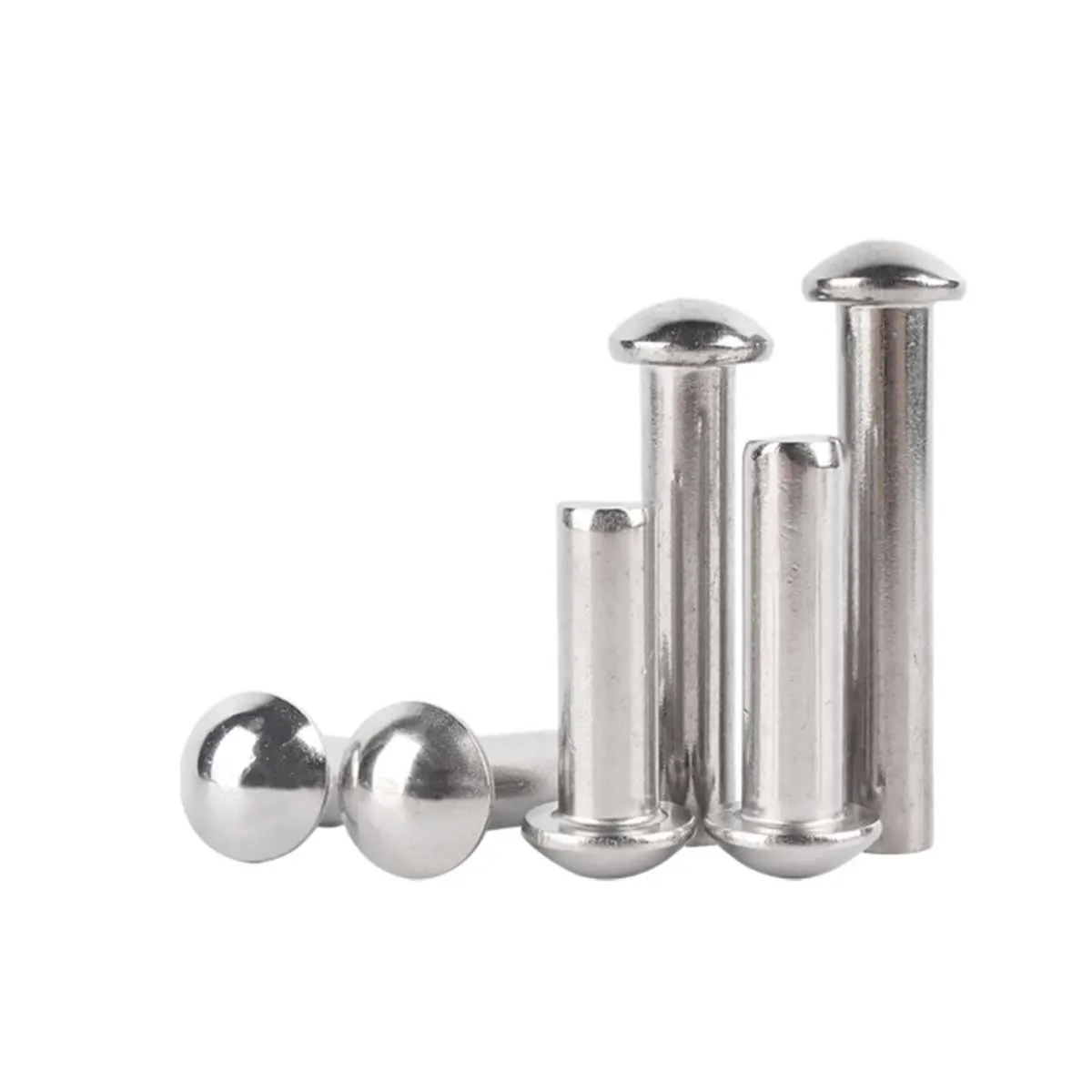 M5M6M8M10/304 Stainless Steel Half Round Head Solid Rivets