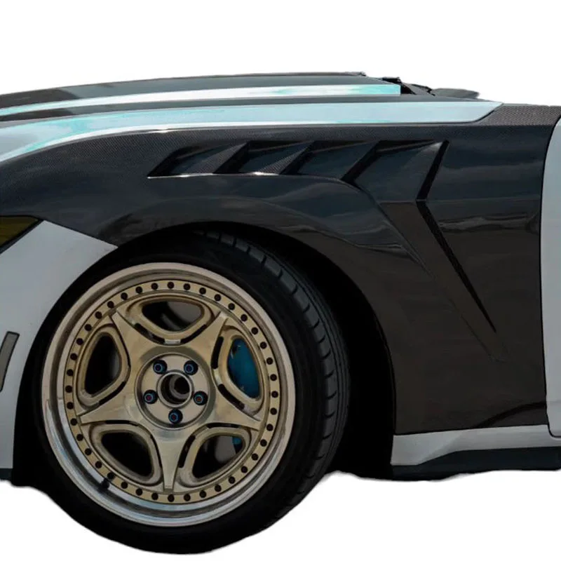 

GTD стиль настоящее углеродное волокно переднее крыло боковой бампер для Ford Mustang GT Dark Horse S650 2024+