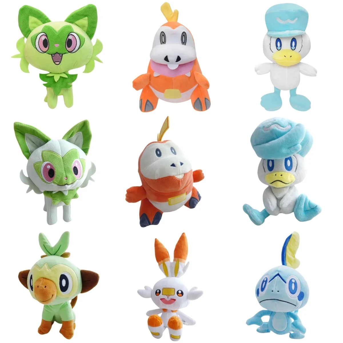 

Pokemon Sword&Shield Plush Sprigatito Grookey Sobble Peluche Doll Scorbunny Quaxly Fuecoco Fingers Toy Hobbies Xmas Gift For Kid