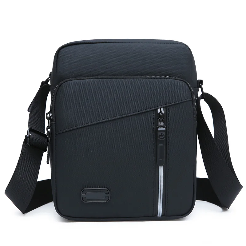 Men Shoulder Bag Crossbody Bag Casual Waterproof Nylon Zipper Pocket Handbag Fashion Casual Travel Male Bussiness Messenger Bags