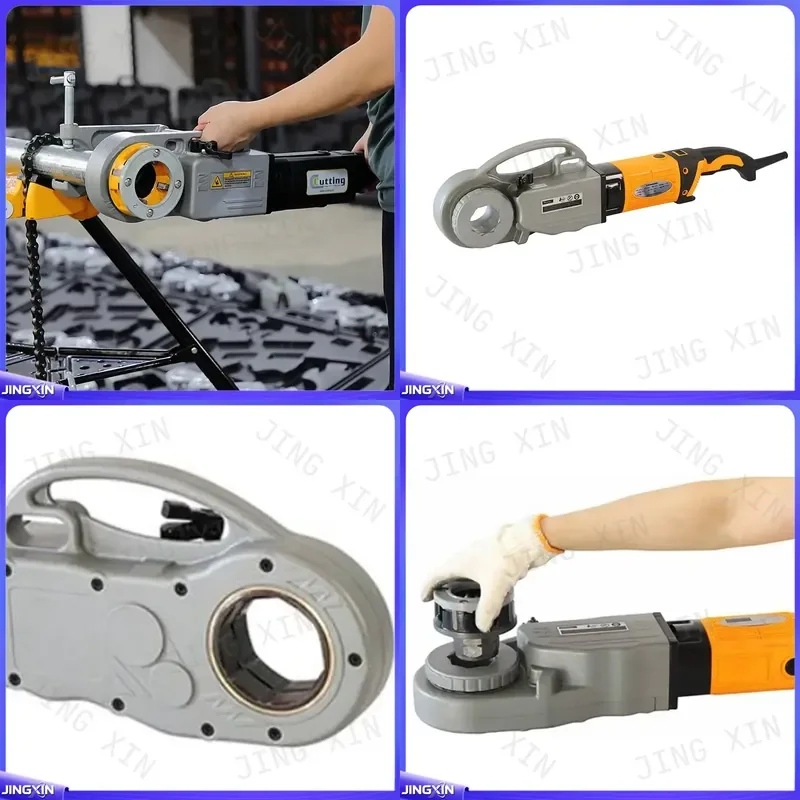 Custom for SQ30-2C 2 Inch Portable Electric Threading Machine Handheld Pipe Tapper for Galvanized Water Stainless Steel Tube