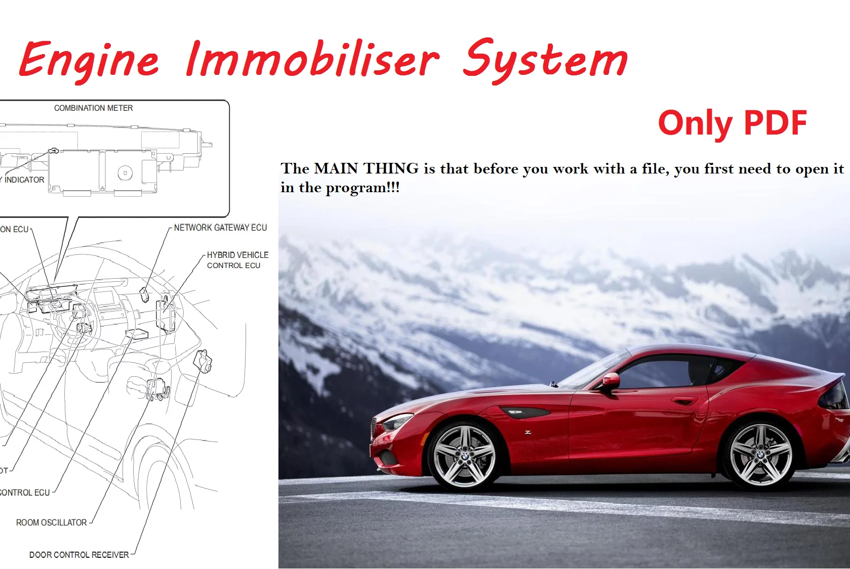 Engine Immobiliser System Smart Key System Anti-Theft Security Alarm for Vehicle Only PDF