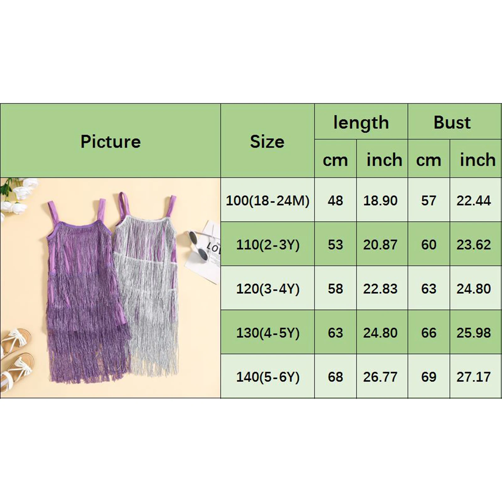 Toddler Girl Clothes Tassel Dress Summer Sleeveless Square Neck Zip Back Dance Dress Kid Children\'s Clothing