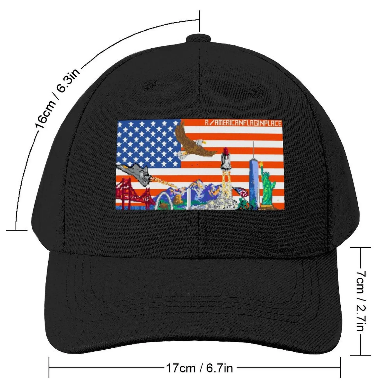 r/AmericanFlagInPlace 2022 Final Result Merch Baseball Cap funny hat Hood Golf Hat custom Hat Women Hats Men's