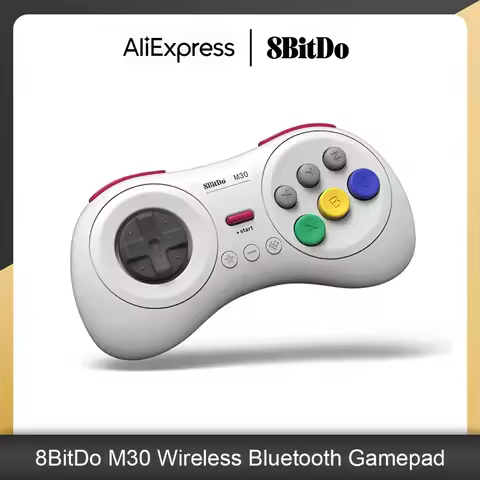 8Bitdo M30 Bluetooth Controller for Switch, Windows and Android, 6-Button Layout for SEGA&rsquo;s Classic Games
