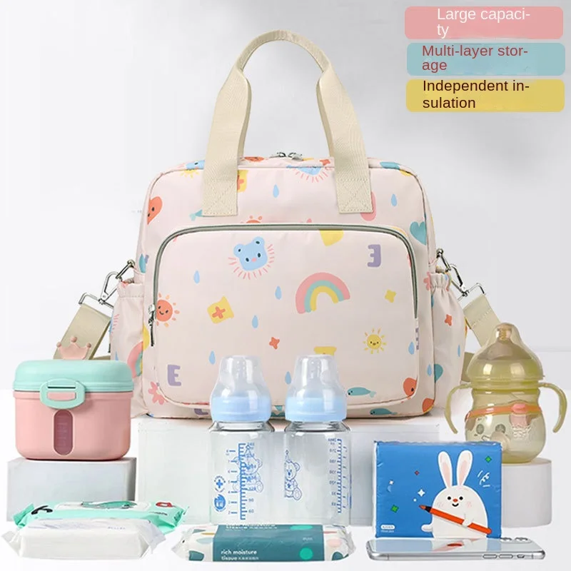 

Рюкзак для мамы, сумки для подгузников, большая вместимость, многофункциональная уличная дорожная сумка для беременных, дорожная сумка на плечо для коляски