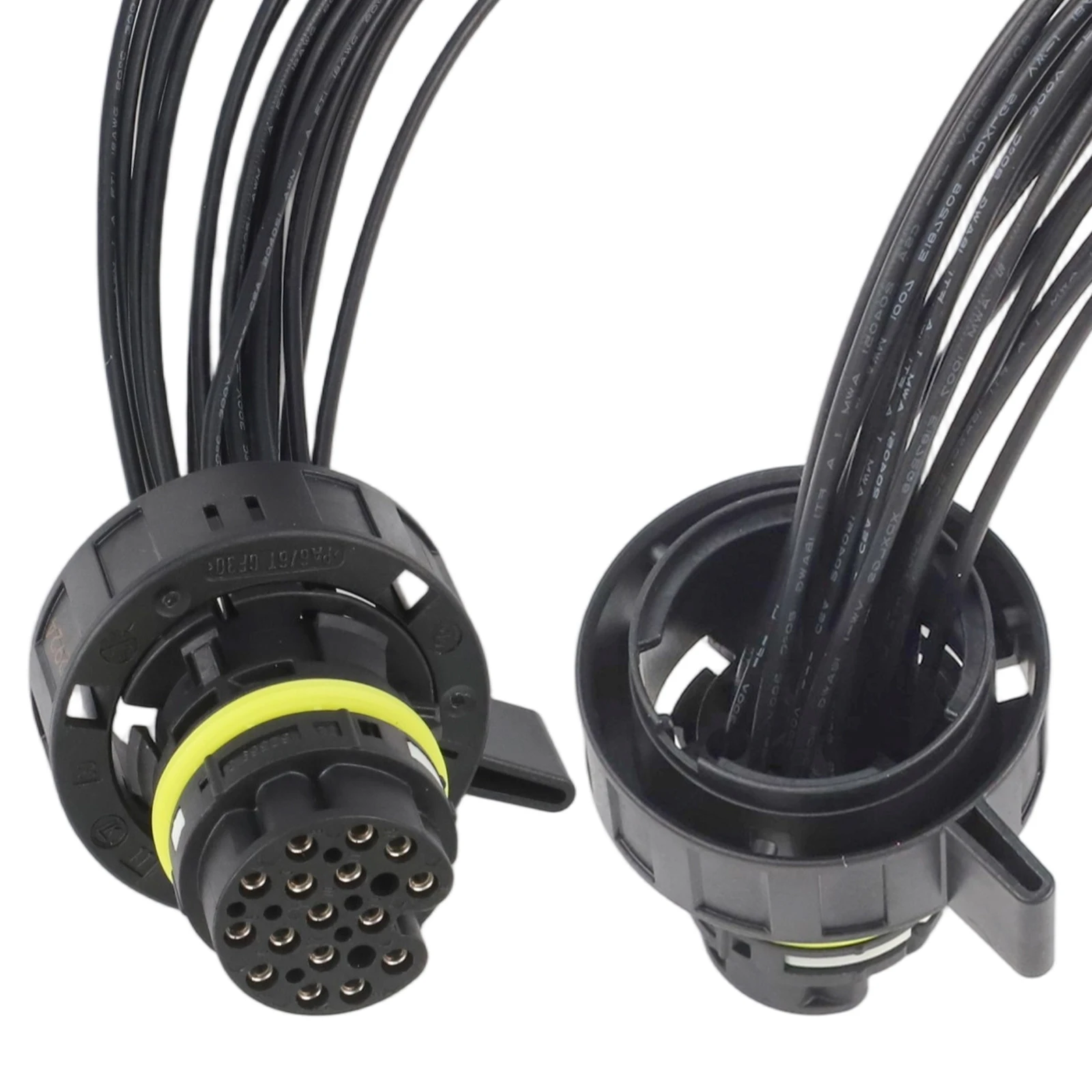 

Transmission Parts 16-Pin Connector ABS Material Easy Installation Non-Deformation Practical Design Replacement Parts