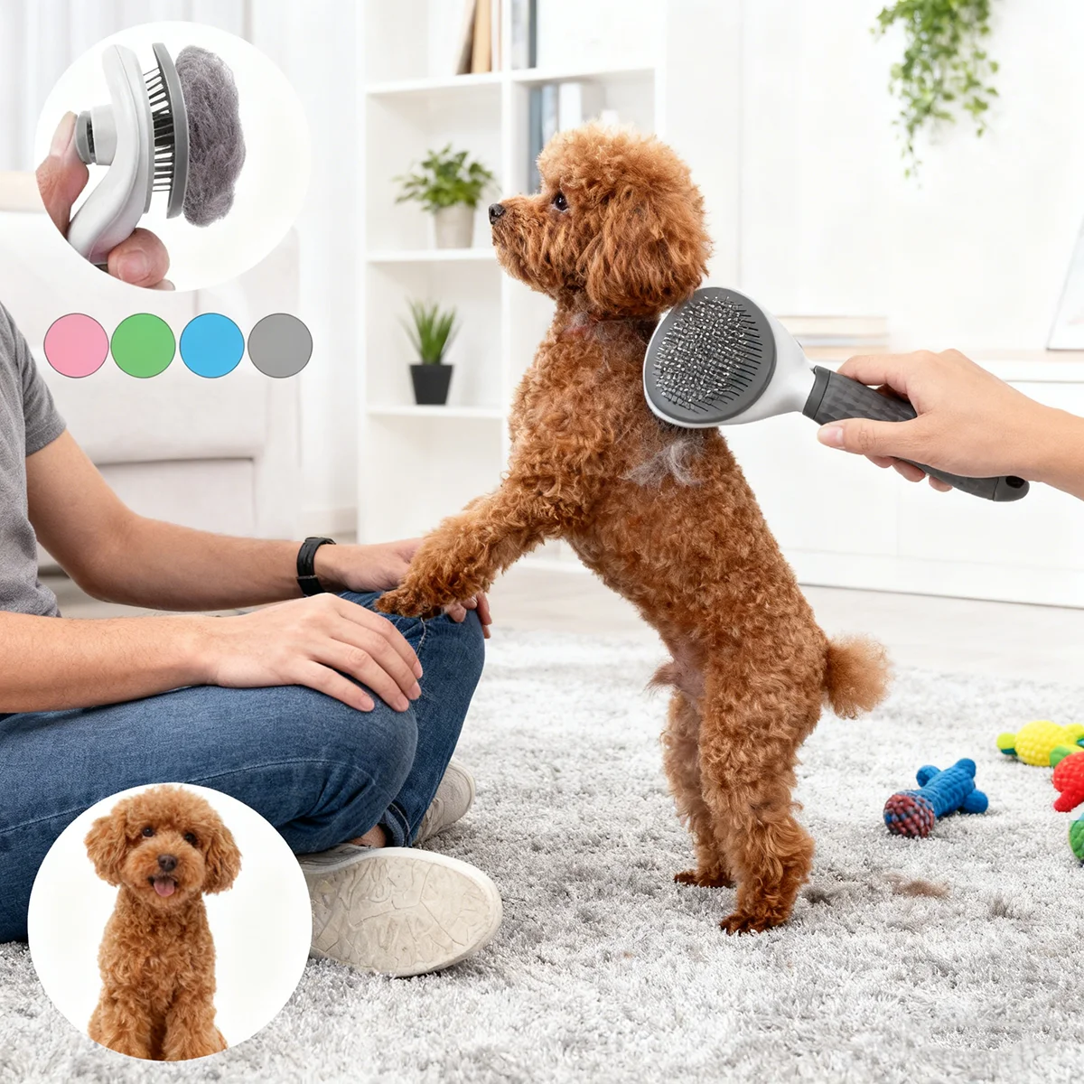 Pet Dog Brush Cat C… - image