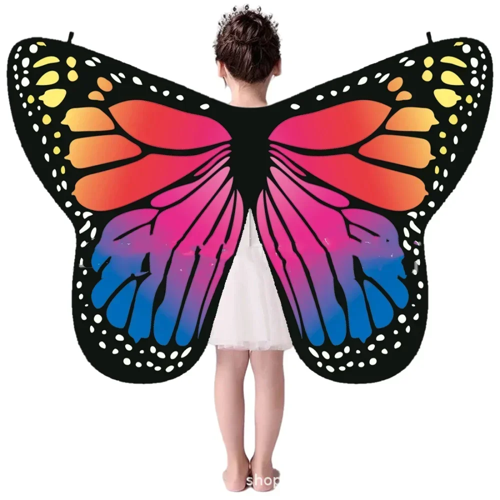 Carnival Women\'s Monarch Butterfly Wings Animal Dress Up Butterfly Wings Costume Nymph Pixie Shawl Soft Chiffon