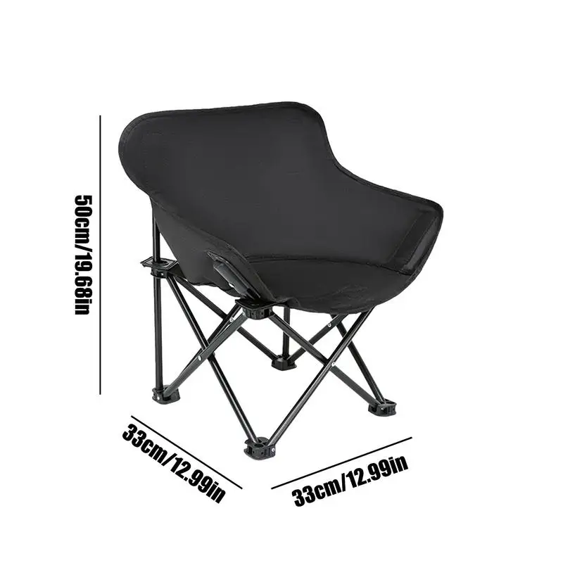 Lightweight Fishing Chair Outdoor Camping Fishing Chair Garden Stool Chair Picnic Trips Beach Lounge Chair for BBQ Travel