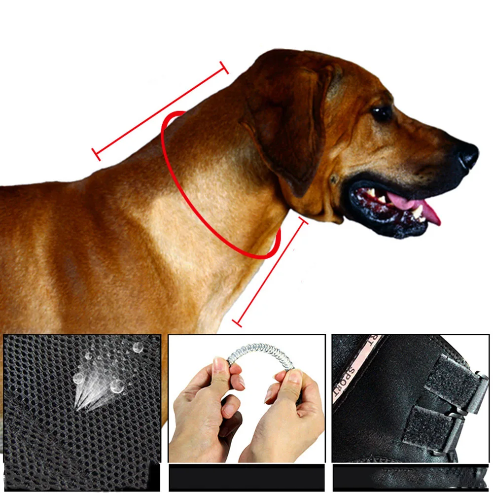 Dog Neck Sprain Neck Protector Small, Medium And Large Dogs And Cats Neck Protective E Cone Collar Pet Cervical Support Protecti