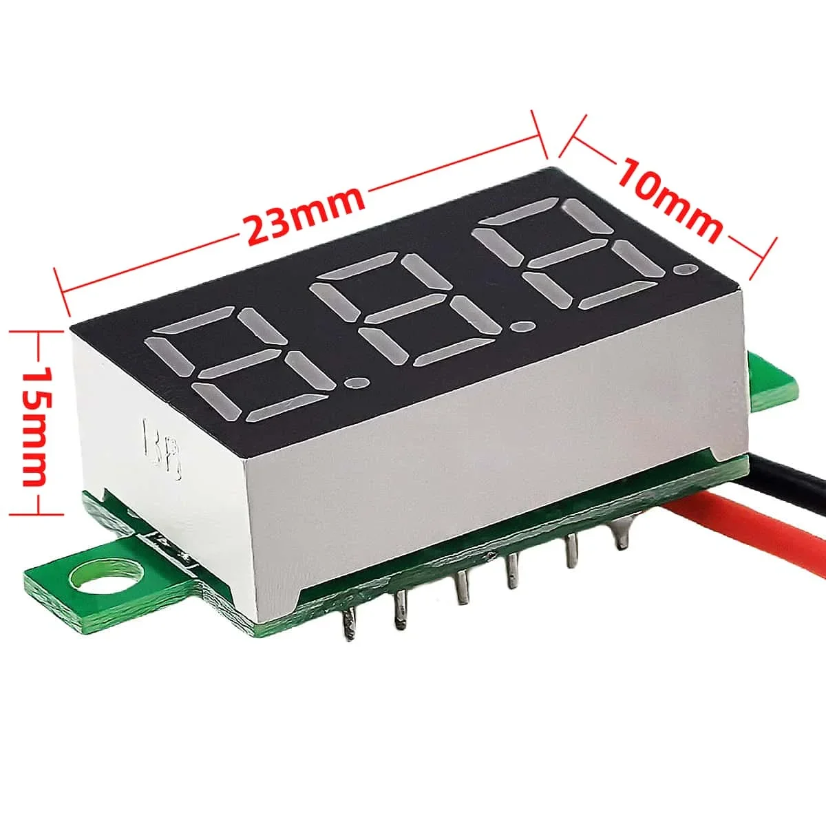 DC4.5V-30V Mini Digital Two-Wire Voltmeter 0.36 Inch LED Display Panel Voltage Tester Ammeter Volt Meter Module Red/Blue/Green