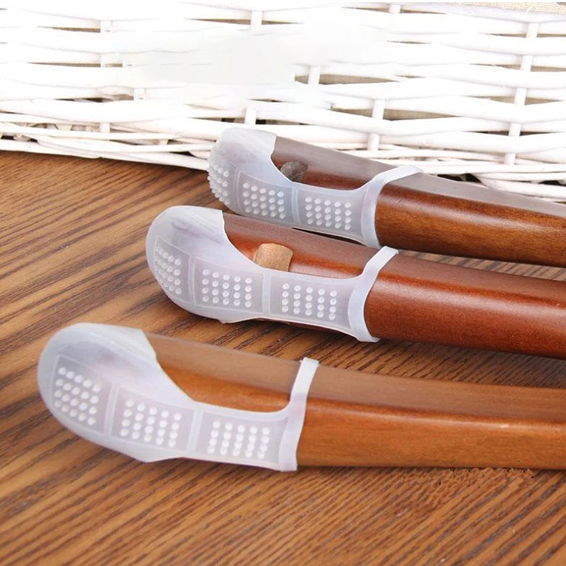 Acessórios para cabides de silicone, almofada antiderrapante para roupas, junta antiderrapante, ombro de cabide, tapete de almofada auto-adesivo transparente