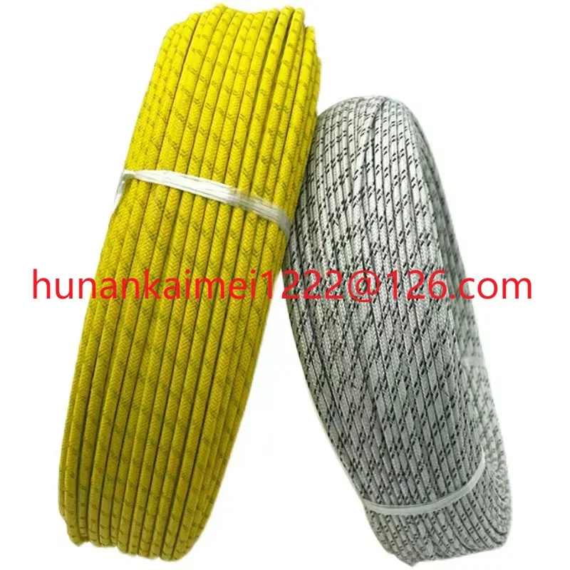 

1.5mm square AWG Silicone Rubber High Temperature Heating wire with Fiberglass insulated