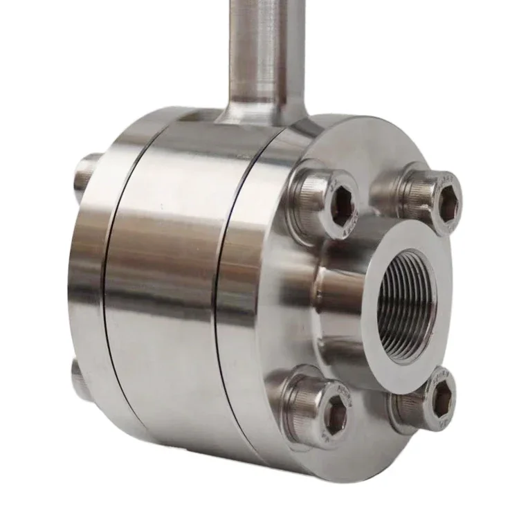 DN15 Manual Ultra-Low Temperature Forged SS304 Steel Extended Stem Female Thread Cryogenic Ball Valve For Liquid Argon