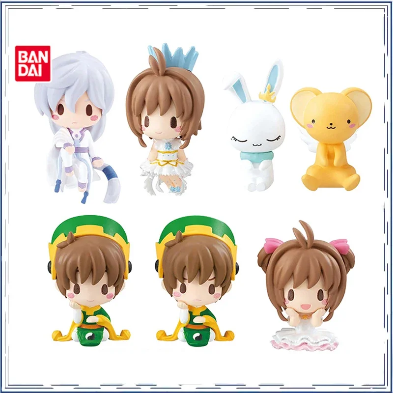 BANDAI Anime Card Captor Sakura KINOMOTO SAKURA CERBERUS GASHAPON Christmas Gifts Genuine Action Figure Model Toys