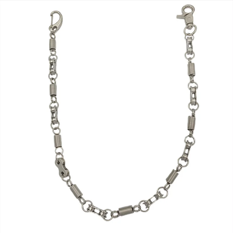 60Cm Rvs Motorfiets Ketting Heren Punk Dominante Hiphop Rock Locomotief Rijaccessoires