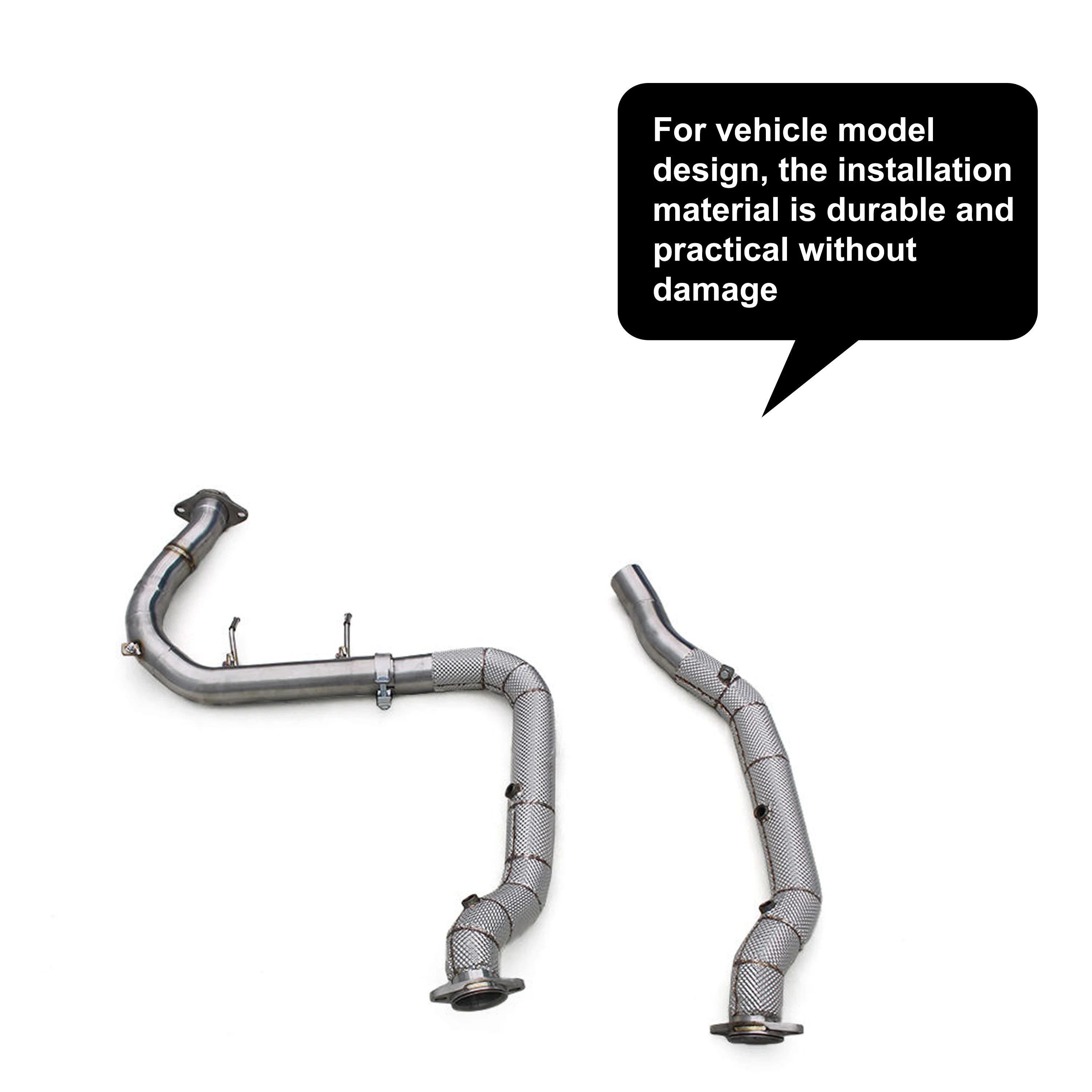 ACE Exhaust Downpipe High Performance for Ford F-150 SVT Raptor 3.5TT Exhaust Pipe with Catalytic Converter Fast Shipping