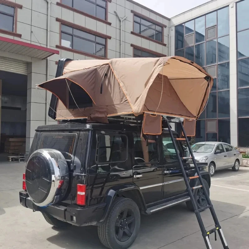 

Outdoor Waterproof Hard Vehicle Roof Top Tent 4 Person Offroad Adventure
