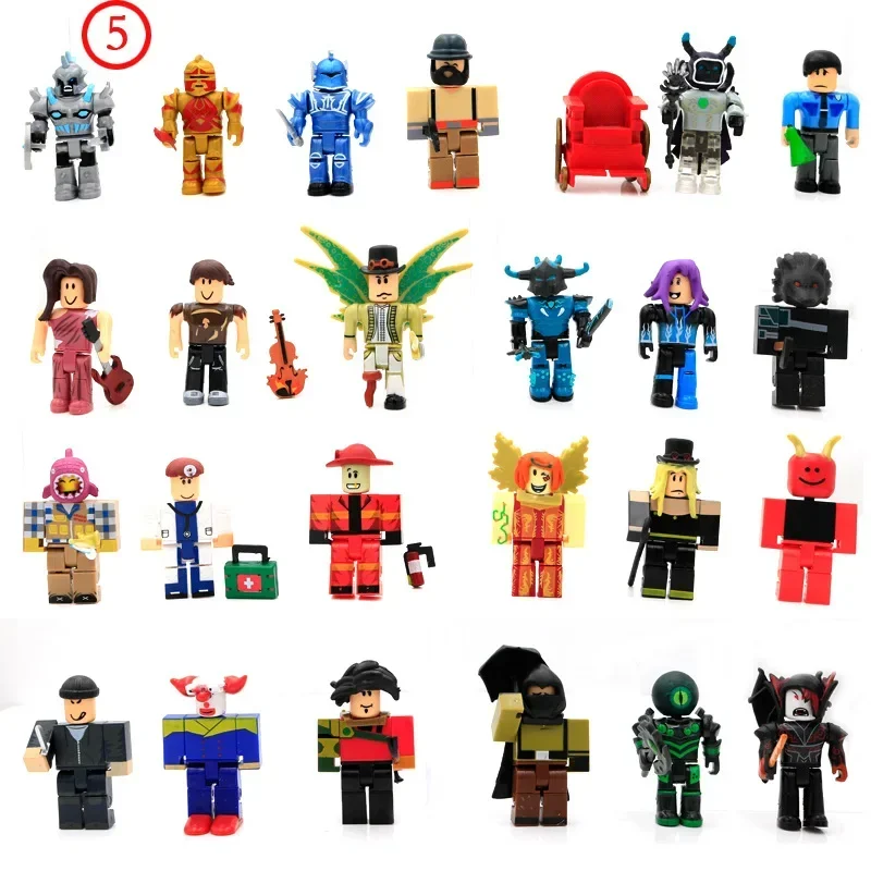 

Roblox 24 Collectible Doll Series Virtual World Version 1-6 Building Blocks with Accessories Birthday Gift for Girls Kids Boys