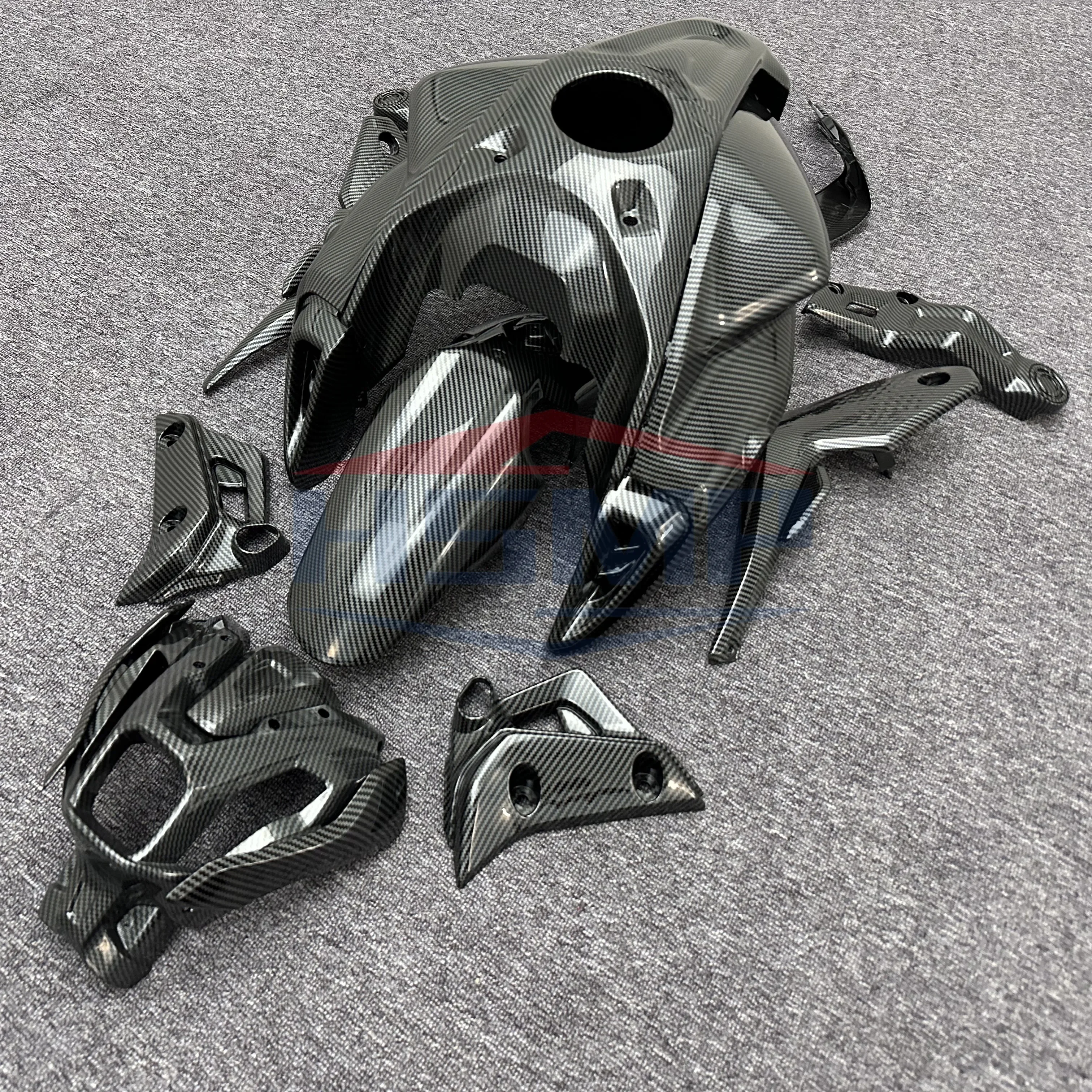 Motorcycle Full Fairing Body Kit Decoration Carbon Fiber ABS Plastic For Yamaha MT-07 mt 07 2021 2022 2023