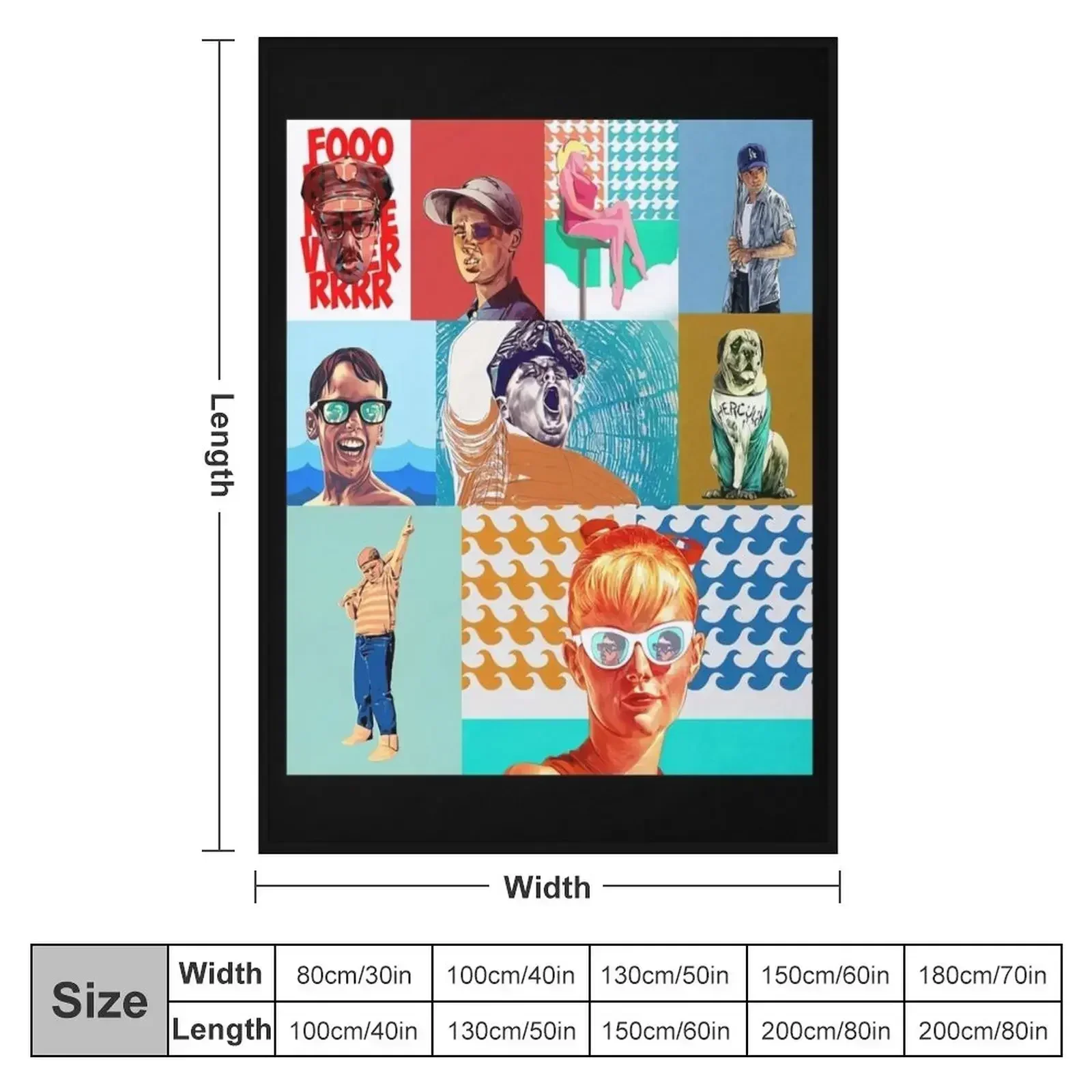 Copy of The Sandlot Vintage Throw Blanket For Decorative Sofa Travel Decoratives Summer Beddings Tourist Blankets
