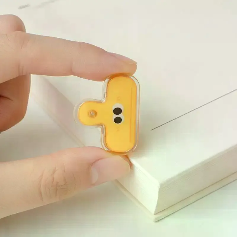 Cute Cartoon Binder Clips Big Eye Design Vibrant Colors Paper Sorting School Stationery Office Supplies