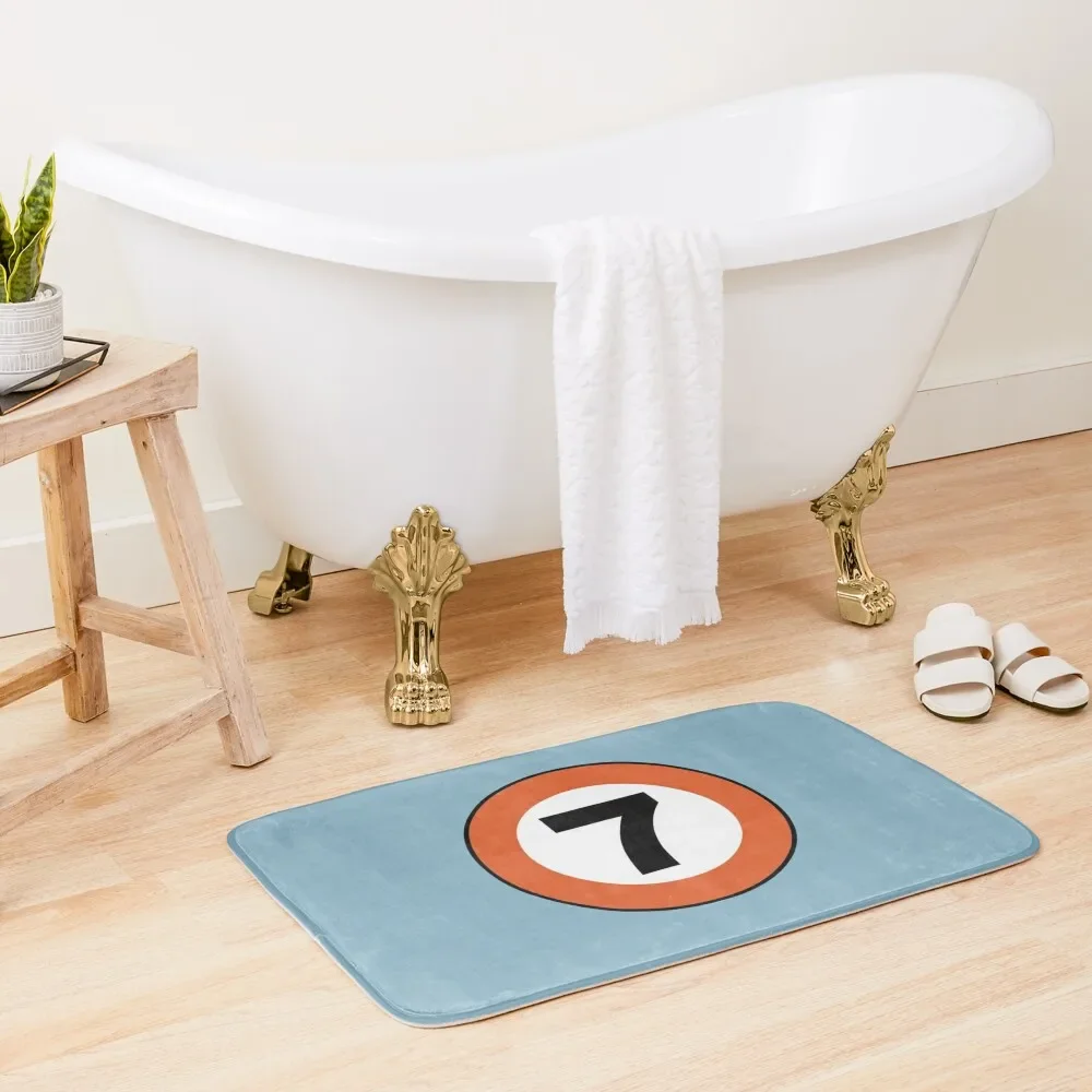 

Racing Colours Bath Mat Bathrooms Accessories Novelties Floor Toilet Toilet Carpet Mat