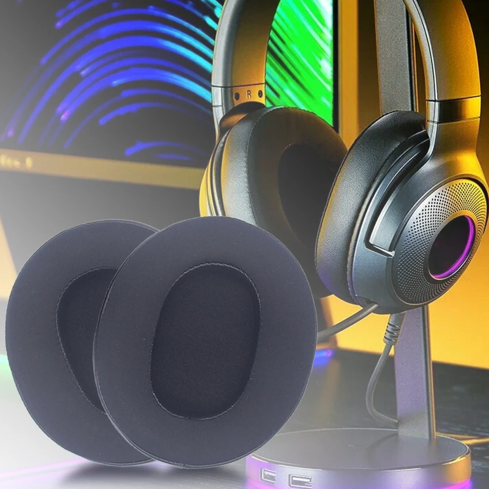 Almofadas de substituição para Razer Kraken V3 Pro, gel refrescante, redução de ruído, almofadas de ouvido confortáveis