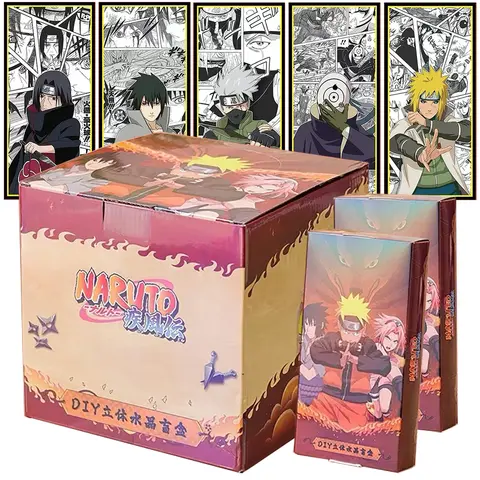 Naruto 3D Card Anime Collectible - AliExpress