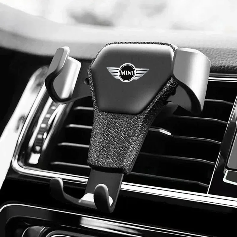 Universal Gravity Auto GPS Mobile Phone Holder Car Air Vent Clip Installation For Mini Cooper S R56 R50 R53 R60 car accessories