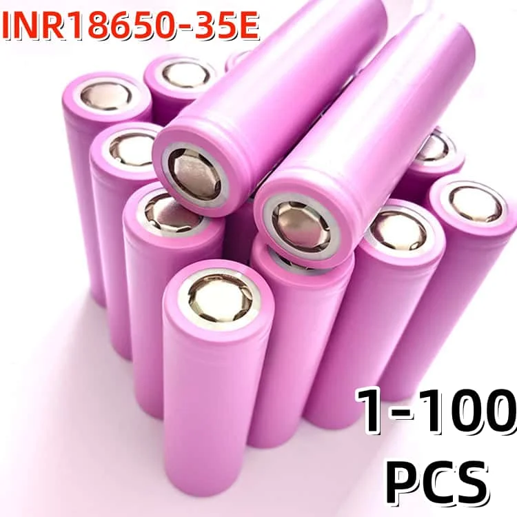 Batterie rechargeable haute performance INR 35e 18650 - 3500mAh, 3.7V, 25A, décharge élevée pour tous vos appareils électroniques et outils électriques