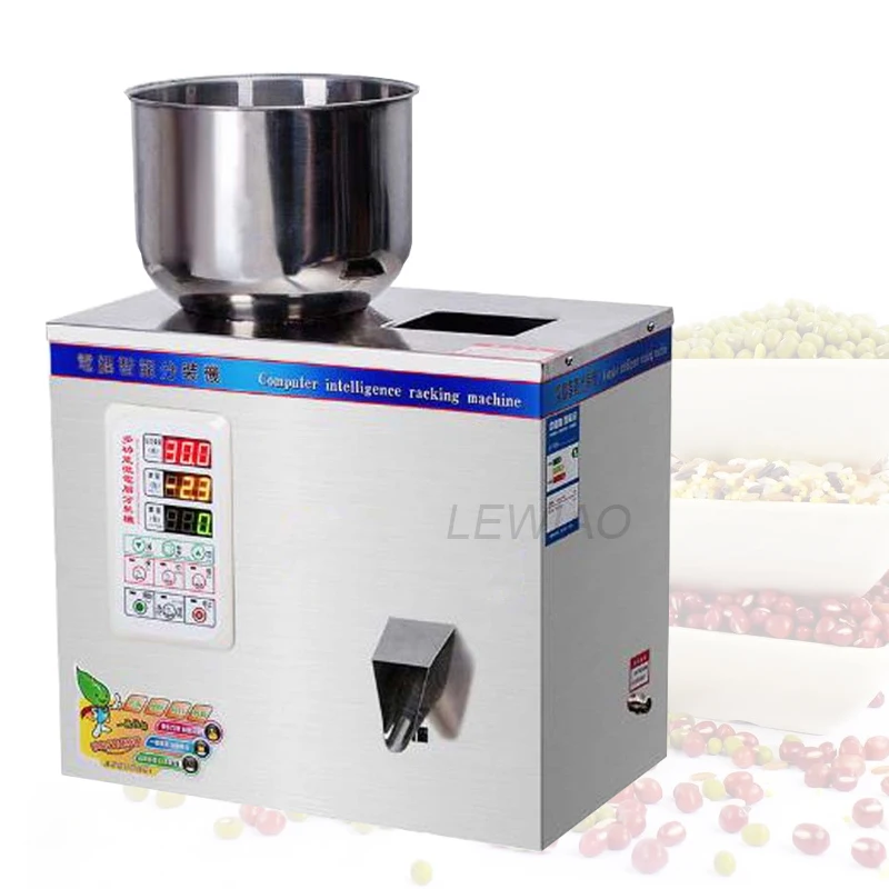 Máquina dosificadora de polvo, dispensador de granos de café, bolsa de té, semillas, bolsita de grano, máquina de llenado de partículas en polvo