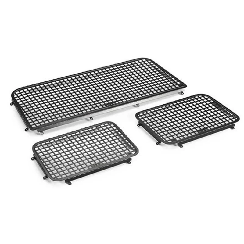 Metal Window Mesh Protection Net for 1/10 RC Tracked Vehicle AXIAL SCX10 III AXI03007 Upgrade Parts 3Pcs