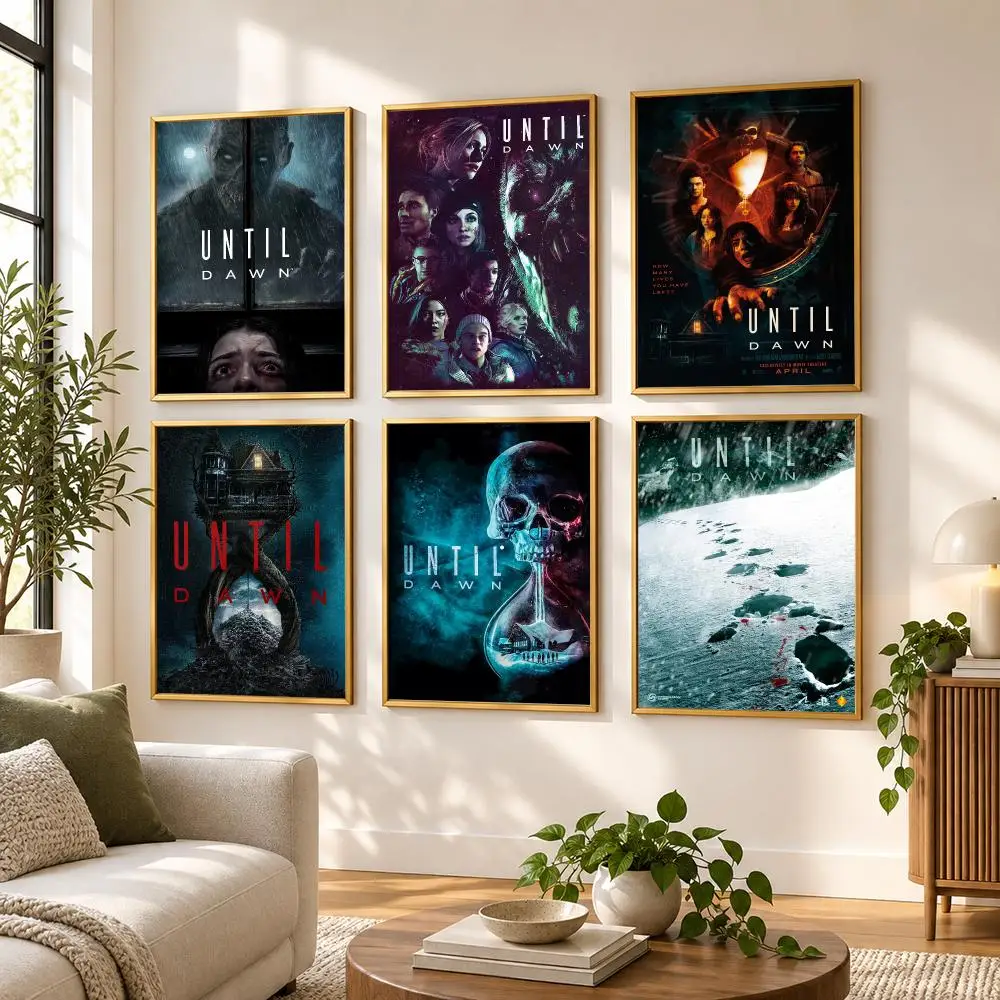 1PC Until Dawn Poster HD art sticky wall waterproof home living room bedroom bar aesthetic decoration
