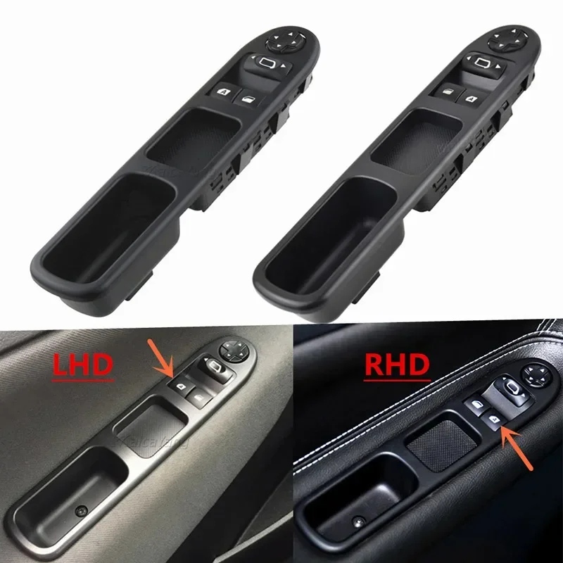 

For Peugeot 207 Citroen C3 Picasso 2007-2014 Car Side Power Window Lifter Control Switch Button Car Accessories Front Left/Right