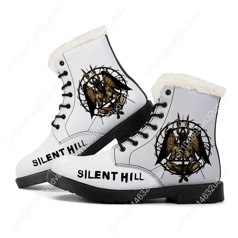 Silent Hill Plush Boots Hot games Mens Womens Teenager Shoes Boot Outdoor Light High Quality Print on Demand Customize Shoe