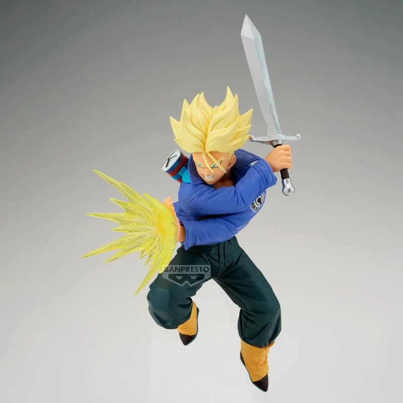 Original Bandai BANPRESTO GxMateria Dragon Ball Z Future Trunks SSJ In Stock Doll Model Collection Series Anime Figure WY view 4