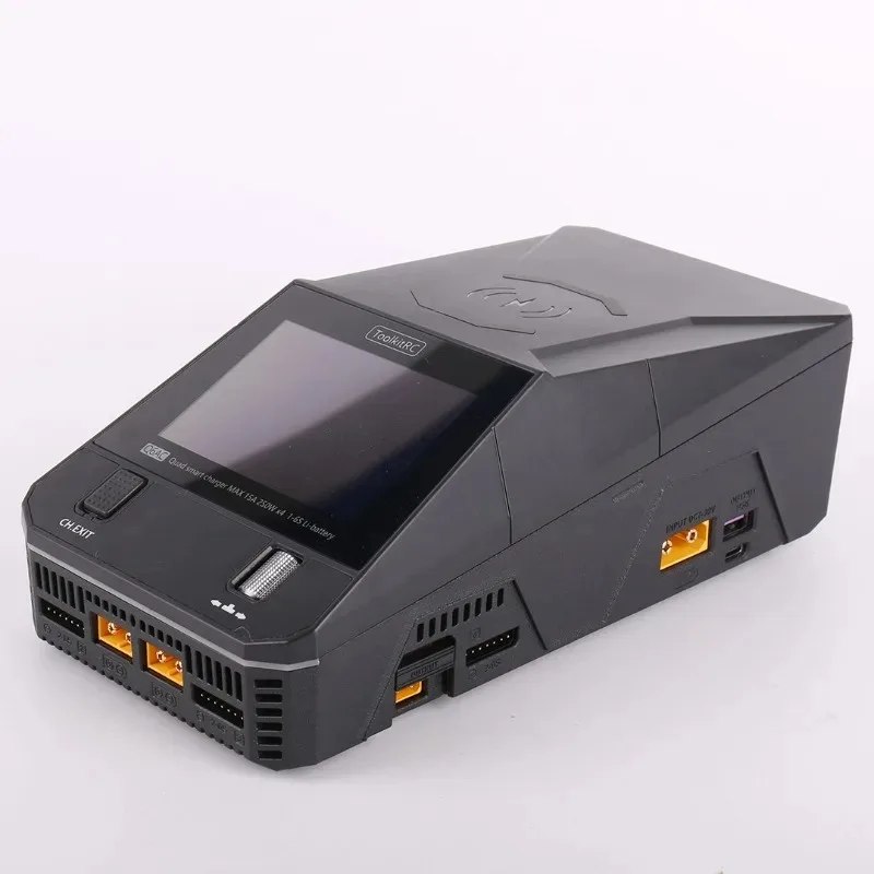 ToolkitRC – chargeur Q6AC AC 400W/DC 1000W, sortie 4CH intégrée, sortie USB A/TYPEC 65W, LiPo, 1-6S,NiMH 1-16S,PB 1-10S