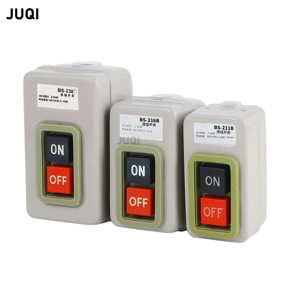 ตรวจสอบและแนะนำสวิตช์ปุ่มกด BS211B สำหรับระบบควบคุมมอเตอร์ 3 เฟส 220V/380V ใช้งานได้จริงในโรงงานอุตสาหกรรม