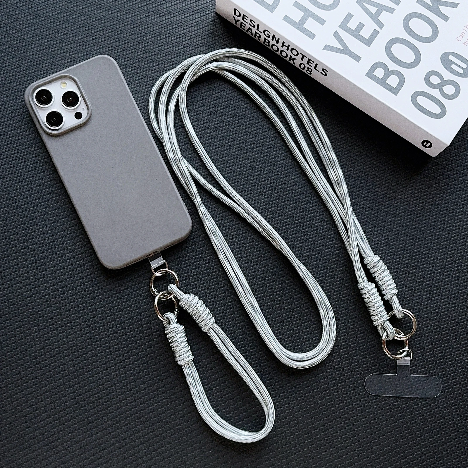 New Adjustable Lanyard Mobile Phone Universal Lanyard Wrist Strap Short Rope Diagonal Long Rope Hand Rope Decorative Pendant