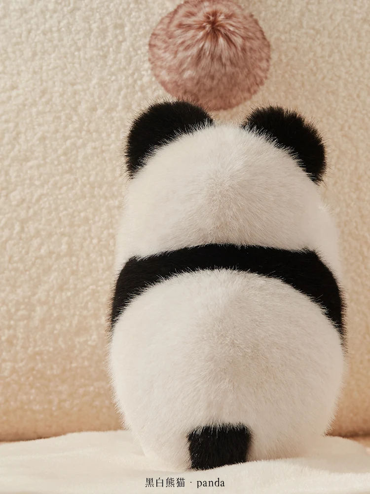 Panda Cute Cotton Home Slippers For Women's 2024 Autumn And Winter Home Slippers Ndoor Non Slip Woolen Warm Cotton Home Shoes