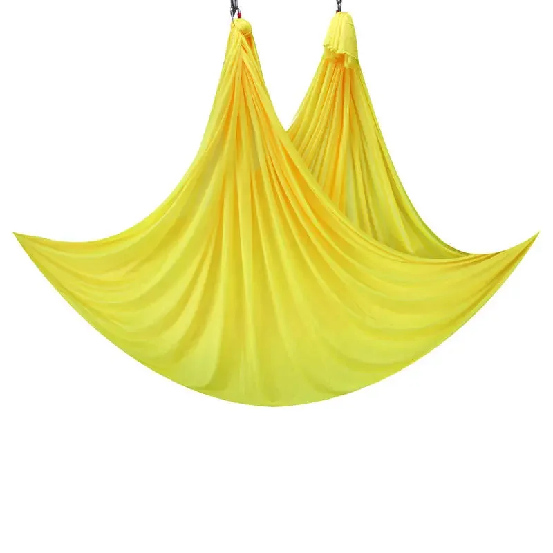 Top-selling high quality anti-gravity aerial yoga fitness silk swing hammock set