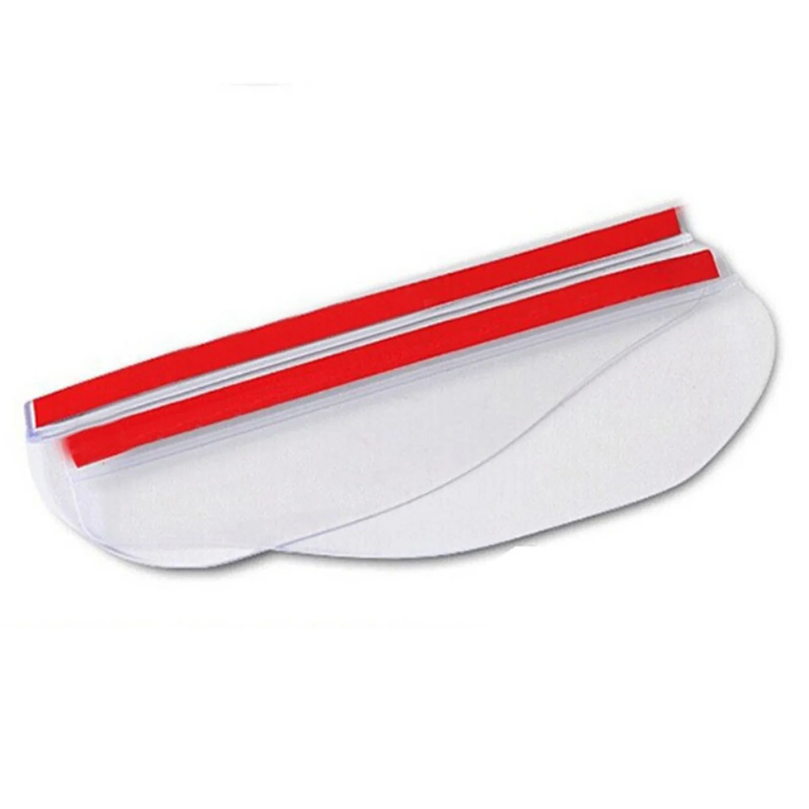 

2pcs Flexible Pvc Rear View Side Mirror Rain Shield For Car Suv Truck Auto White 18.5X6Cm Rain Deflector For 7 Inches Wide Side