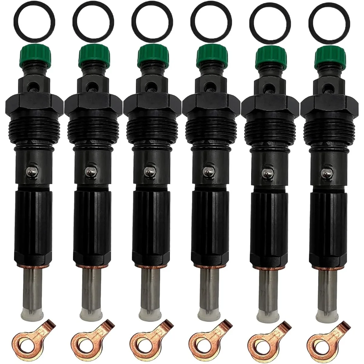 

6-pcs Fuel Injectors 3916747 3916730 For Cummins ISC 8.3L Engine
