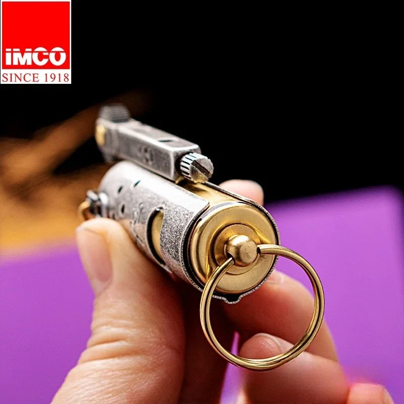 IMCO 5700 النحاس خندق قضيب الكيروسين أخف الرجعية طبعة محدودة في الهواء الطلق يندبروف ولاعات أدوات التدخين الرجال هدية