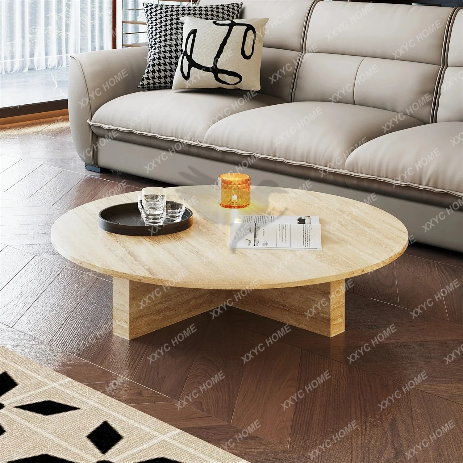 Organizer Floor Coffee Table  Glam Clear Display Coffee Table Aesthetic Unique Tavolino Da Salotto Furniture Accessories